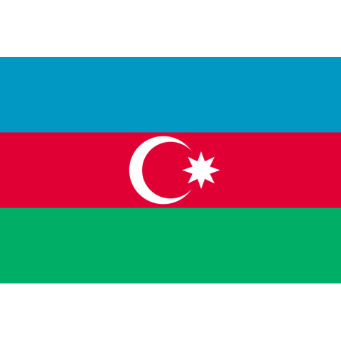 Флаг Азербайджана. Вариант-02 Флаг Азербайджана. Вариант-02