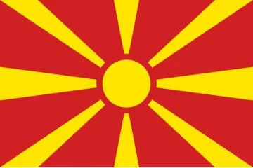 Флаг Северной Македонии. Вариант-02 Флаг Северной Македонии. Вариант-02