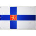 Прапор Фінляндії (з гербом)