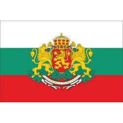 Прапор Болгарії (з гербом). Варіант-02 Прапор Болгарії (з гербом). Варіант-02