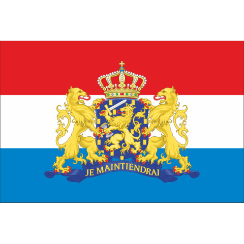 Прапор Нідерландів (з гербом) Прапор Нідерландів (з гербом)
