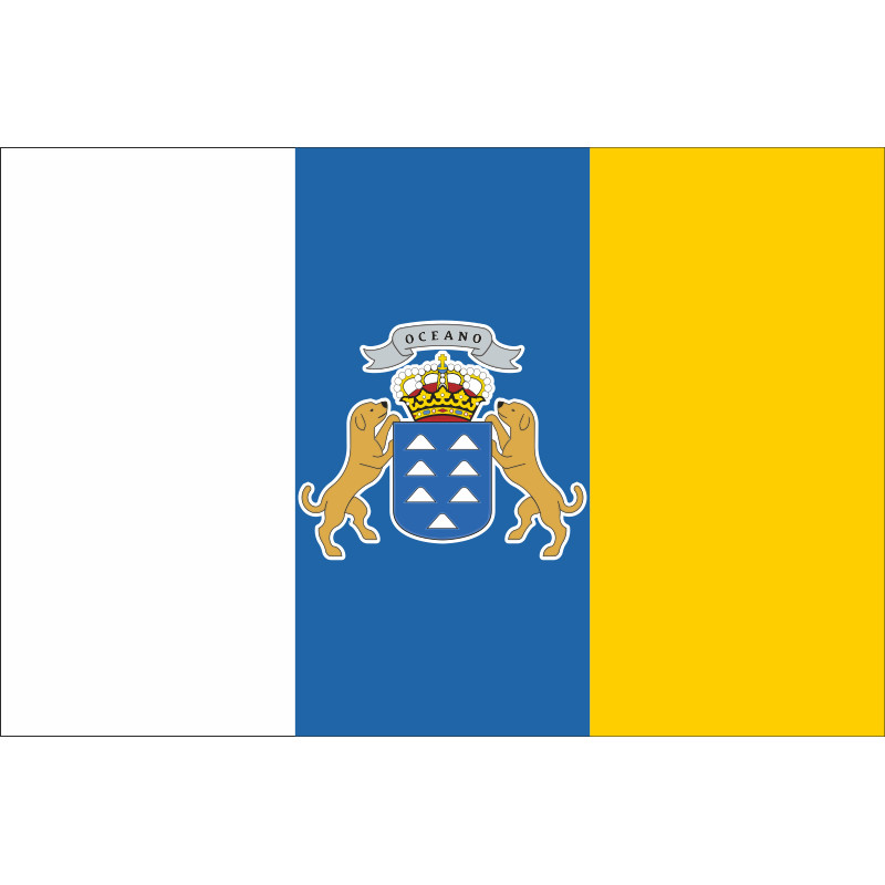Прапор Канарських островів, Іспанія Прапор Канарських островів, Іспанія