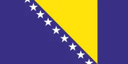 Флаг Боснии и Герцеговины. Вариант-01 Флаг Боснии и Герцеговины. Вариант-01