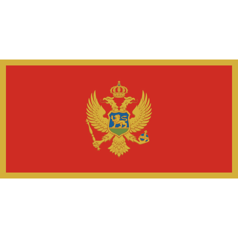 Прапор Чорногорії. Варіант-01 Прапор Чорногорії. Варіант-01