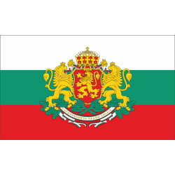 Прапор Болгарії (з гербом). Варіант-01 Прапор Болгарії (з гербом). Варіант-01