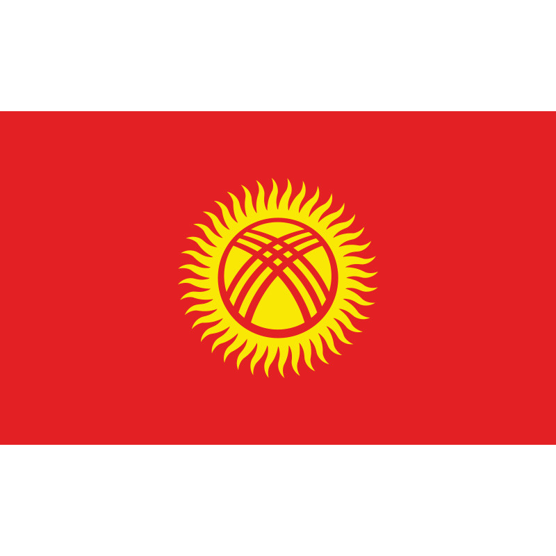 Флаг Киргизии. Вариант-01 Флаг Киргизии. Вариант-01