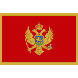 Флаг Черногории. Вариант-02 Флаг Черногории. Вариант-02