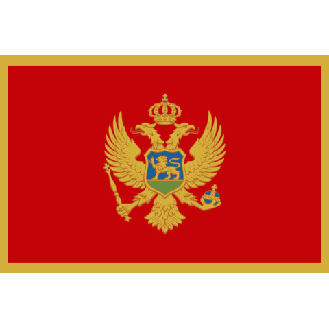 Прапор Чорногорії. Варіант-02 Прапор Чорногорії. Варіант-02