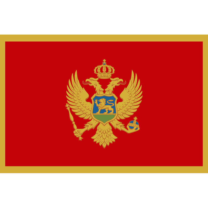 Прапор Чорногорії. Варіант-02 Прапор Чорногорії. Варіант-02