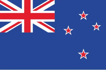Флаг Новой Зеландии. Вариант-02 Флаг Новой Зеландии. Вариант-02