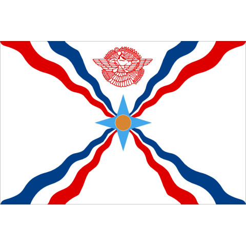 Флаг ассирийцев. Вариант-01