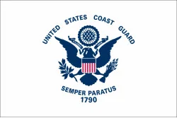 Прапор Берегової охорони США Прапор Берегової охорони США