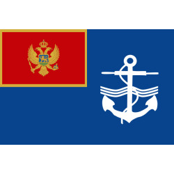 Флаг ВМС (военно-морские силы) Черногории Флаг ВМС (военно-морские силы) Черногории