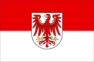 Флаг земли Бранденбург, Германия Флаг земли Бранденбург, Германия