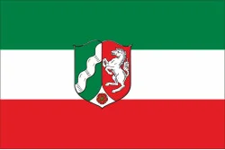 Прапор землі Північний Рейн-Вестфалія, Німеччина