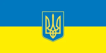 Флажок Украины. Вариант-03