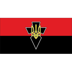 Флажок ОУН, ОУНР, УПА, Бандеровский. Вариант-02 Флажок ОУН, ОУНР, УПА, Бандеровский. Вариант-02