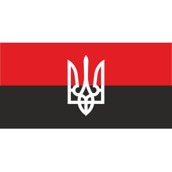 Флажок ОУН, ОУНР, УПА, Бандеровский. Вариант-03 Флажок ОУН, ОУНР, УПА, Бандеровский. Вариант-03