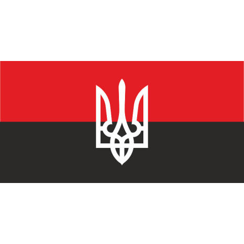 Флажок ОУН, ОУНР, УПА, Бандеровский. Вариант-03 Флажок ОУН, ОУНР, УПА, Бандеровский. Вариант-03