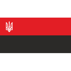 Флажок ОУН, ОУНР, УПА, Бандеровский. Вариант-04 Флажок ОУН, ОУНР, УПА, Бандеровский. Вариант-04