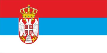 Флажок Сербии