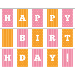 Гірлянда Happy Birthday. Варіант-05