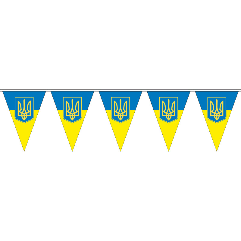 Гірлянда УКРАЇНА. Варіант-01 Гірлянда УКРАЇНА. Варіант-01