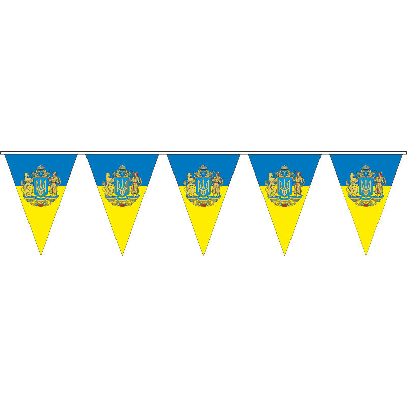 Гірлянда УКРАЇНА. Варіант-02 Гірлянда УКРАЇНА. Варіант-02