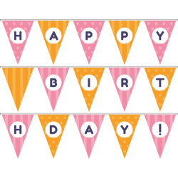Гірлянда Happy Birthday. Варіант-13