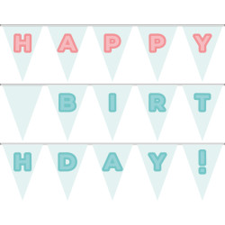 Гірлянда Happy Birthday. Варіант-16