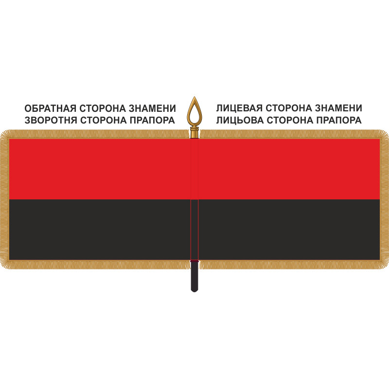 Прапор ОУНР (Революційний прапор ОУН) Прапор ОУНР (Революційний прапор ОУН)