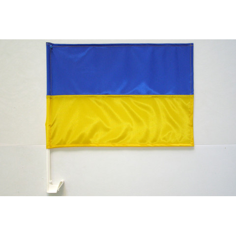 Автомобильный флажок Украины сшитый 300х450мм, комплект-10шт Автомобильный флажок Украины сшитый 300х450мм, комплект-10шт